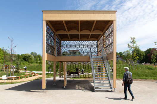 ReSidence Research Installation / Karlsruhe Institute of Technology (KIT) + FibR GmbH - Exterior Photography, Wood
