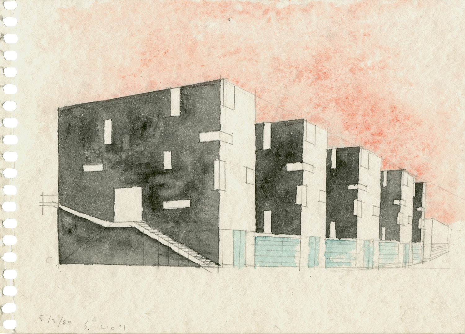 STEVEN HOLL SCALE ラース・ミュラー スケッチ集 STEVEN HOLL | Scale: An Architect's Sketch Book – Saint Page