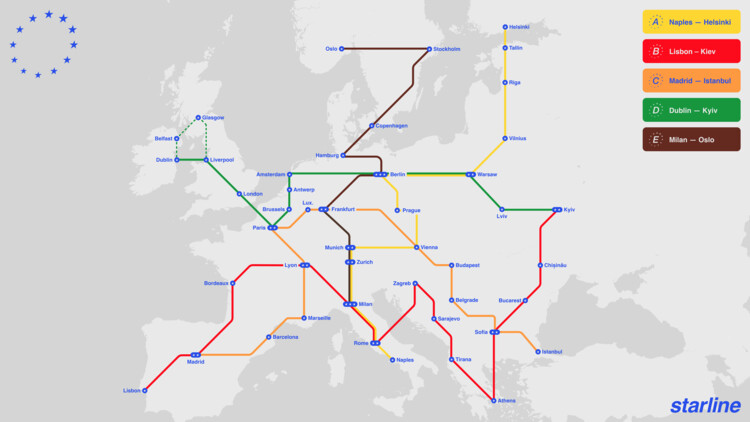 21st Europe's Starline Reimagines the Future of Mobility Across European Cities - Image 3 of 9