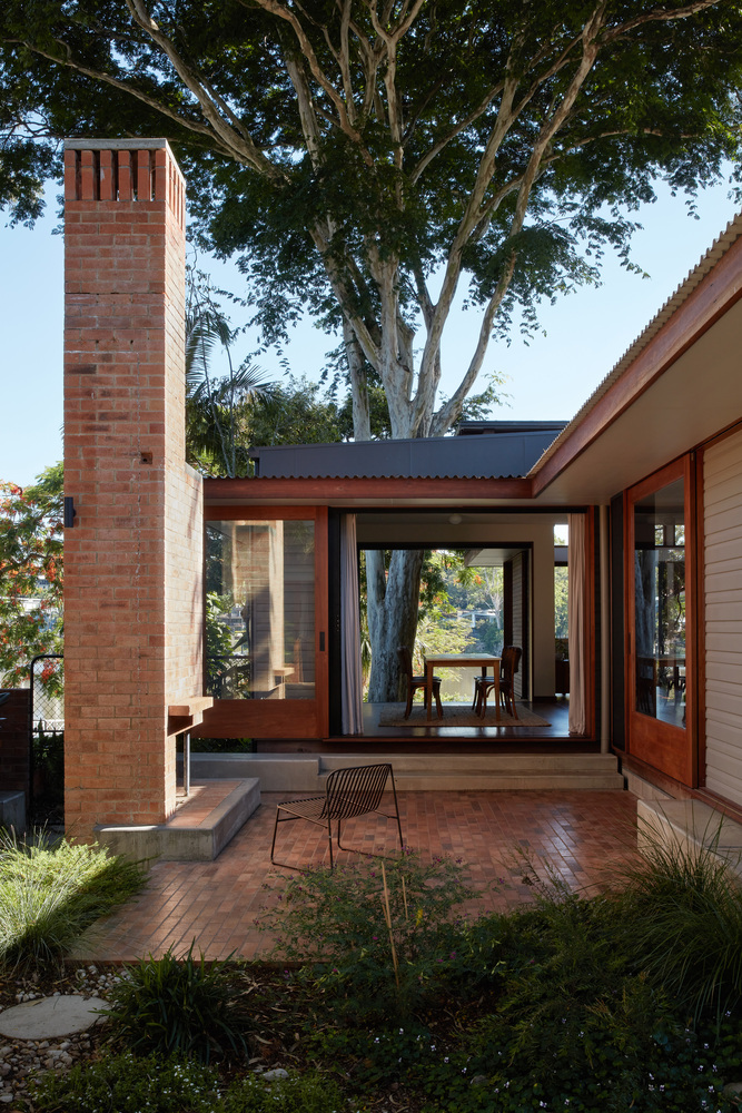 Casa River Hearth / Arcke - Fotografia de Exterior, Porta, Pilar