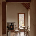 Iorram Cottage / Baillie Baillie Architects - Interior Photography, Dining room, Wood, Chair, Beam