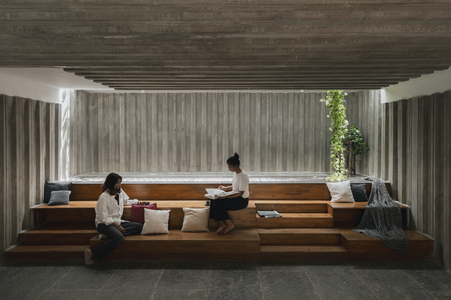Casa Namana / Wright Inspires - Fotografia de Interiores, Banco