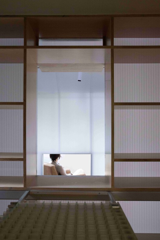 Reforma do Espaço "Cantinhos" no Jardim Hongye / Greyspace Architects - Fotografia de Interiores, Madeira, Dormitório, Cama