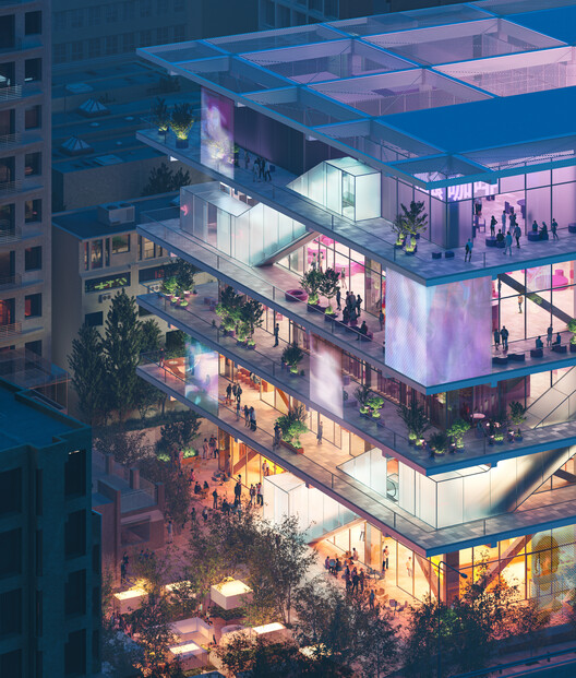 MVRDV’s “Market Cube” Reimagines the Urban Market as a Flexible Vertical Hub in Zhubei, Taiwan - Image 3 of 6