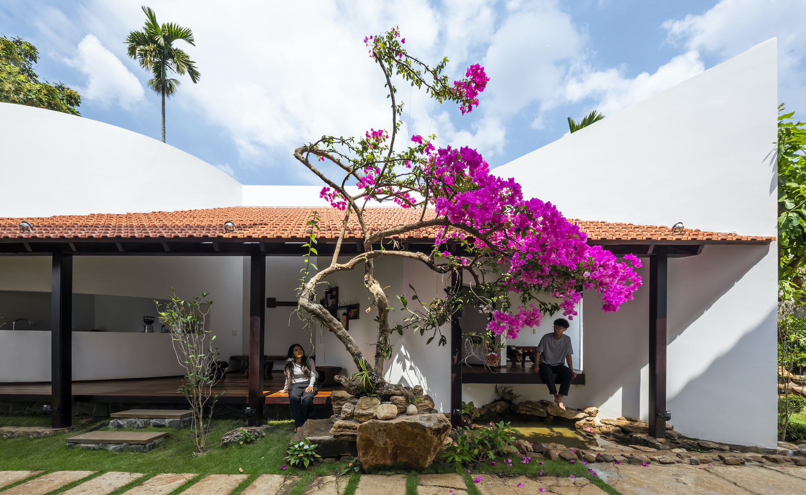 Casa Truc Lam Anh / 6717 Studio - Fotografia de Exterior, Jardim