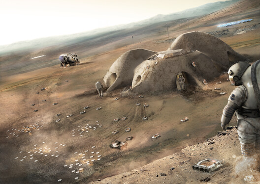 Norman Foster's View on Designing for Space: New Exhibition of Extra-Terrestrial Projects Opens at Washington's Kennedy Center - Image 11 of 14