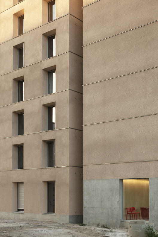 La Roca Student Housing / A6A - Interior Photography, Concrete