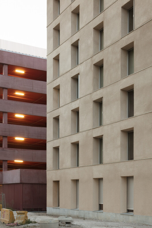 La Roca Student Housing / A6A - Interior Photography, Concrete