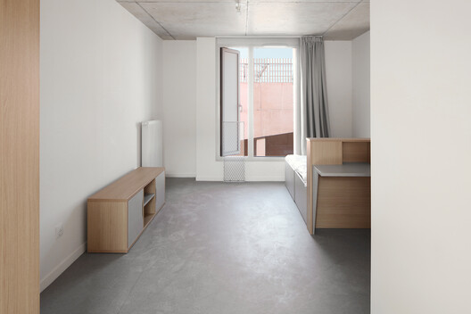 La Roca Student Housing / A6A - Interior Photography, Concrete