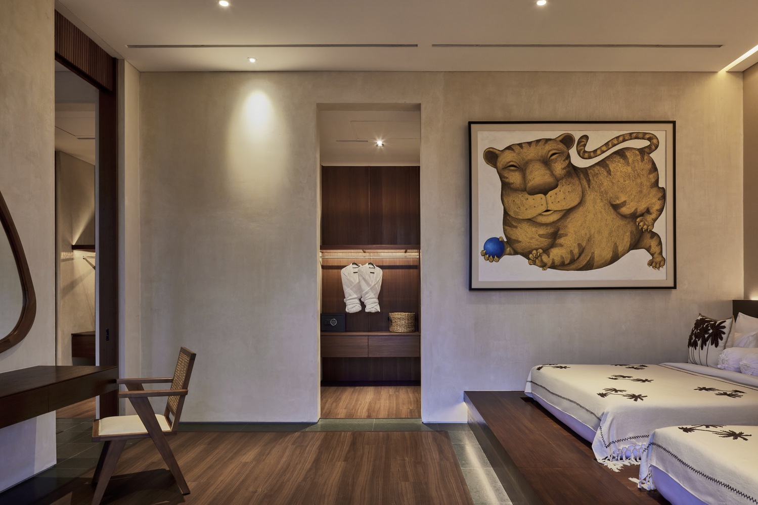 Casa AKASHI / Alexis Dornier - Fotografia de Interiores, Dormitório, Cama, Iluminação