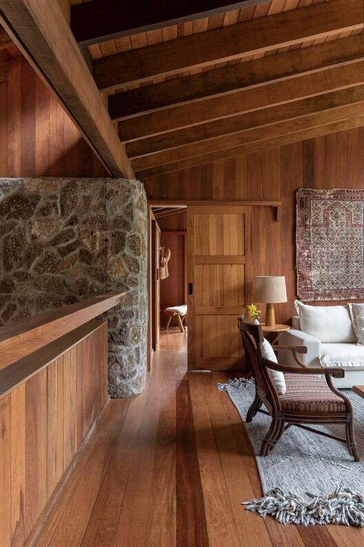 Casa Lodis / vapor arquitetura - Fotografia de Interiores, Madeira, Viga