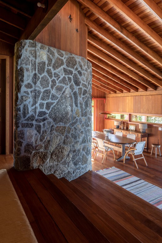 Casa Lodis / vapor arquitetura - Fotografia de Interiores, Madeira, Viga