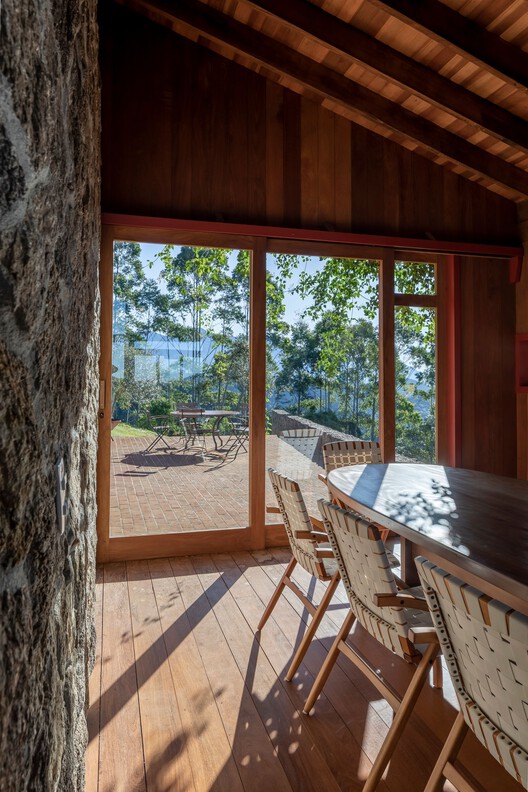 Casa Lodis / vapor arquitetura - Fotografia de Interiores, Madeira, Cadeira, Viga