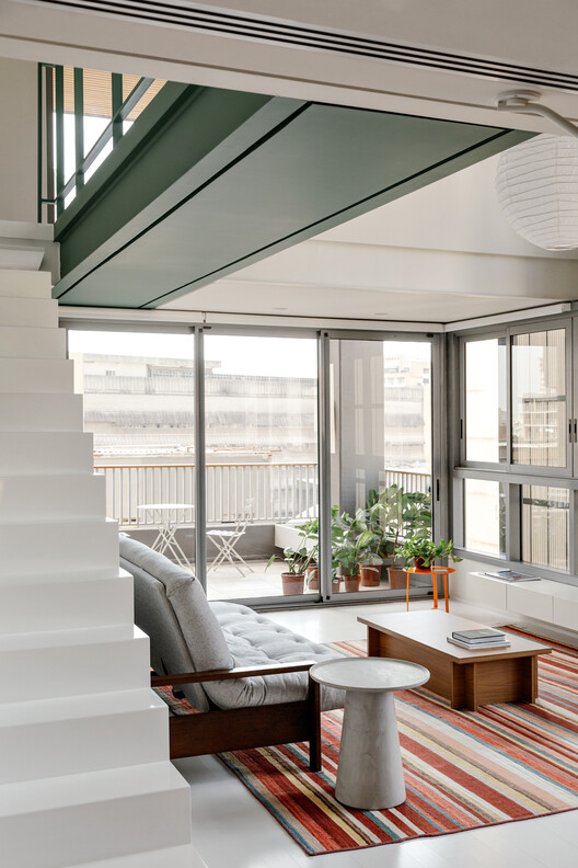 Apartamento Edifício Autem / Vapor arquitetura - Fotografia de Interiores, Sala de Estar, Cadeira