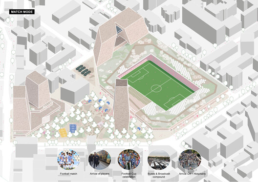 OMA / David Gianotten Wins Competition to Transform Tirana’s Selman Stërmasi Stadium - Image 14 of 19