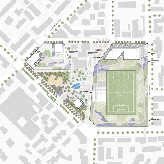 OMA / David Gianotten Wins Competition to Transform Tirana’s Selman Stërmasi Stadium - Image 12 of 19