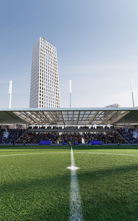 OMA / David Gianotten Wins Competition to Transform Tirana’s Selman Stërmasi Stadium - Image 4 of 19