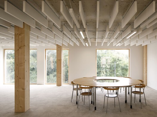 Head Office of French Federation of Canoe-Kayak and Paddle Sports / Le Studio Sanna Baldé - Interior Photography, Dining room, Wood