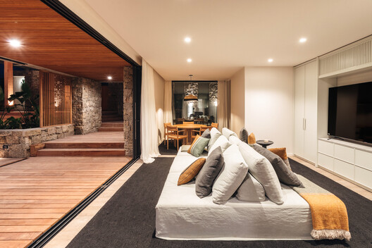 Casa Bougain / Pacífica Arquitectura - Fotografía interior, Sala de estar, Madera
