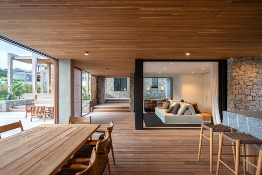 Casa Bougain / Pacífica Arquitectura - Fotografía interior, Madera, Terraza, Fijación Vigas