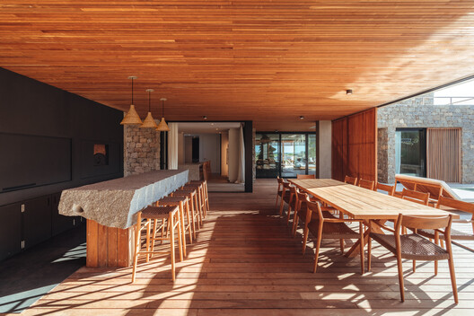 Casa Bougain / Pacífica Arquitectura - Fotografía interior, Comedor, Madera, Terraza