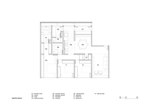 Apartamento Nery / ARQBR Arquitetura e Urbanismo Apartamento Nery / ARQBR Arquitetura e Urbanismo - Imagem 24 de 24