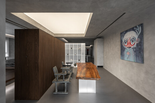 Stone Whisper Residence / KC Design Studio - Interior Photography, Table, Wood, Chair