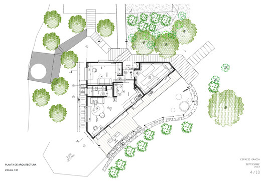 Casa estudio en la montaña / espaciogracia - Imagen 12 de 19