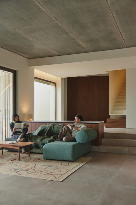 El Recer House / Viraje arquitectura - Interior Photography, Living Room, Wood, Sofa, Chair