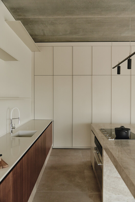 El Recer House / Viraje arquitectura - Interior Photography, Kitchen, Wood, Countertop, Sink
