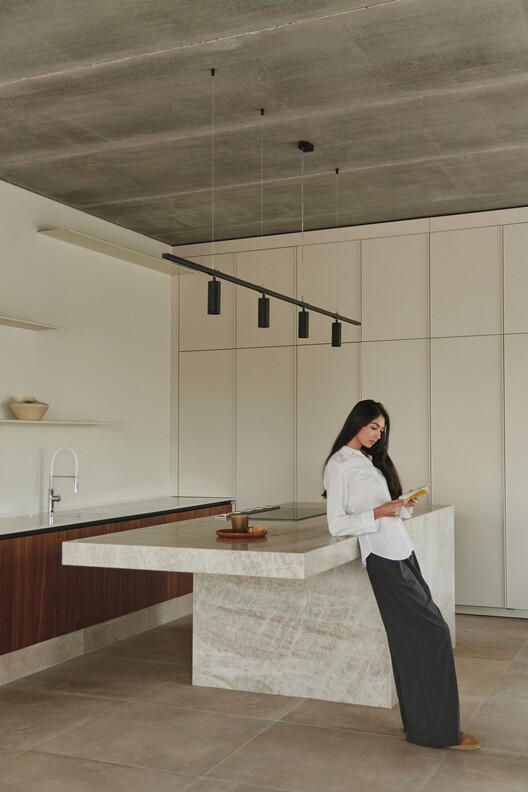 El Recer House / Viraje arquitectura - Interior Photography, Kitchen, Wood, Countertop, Lighting