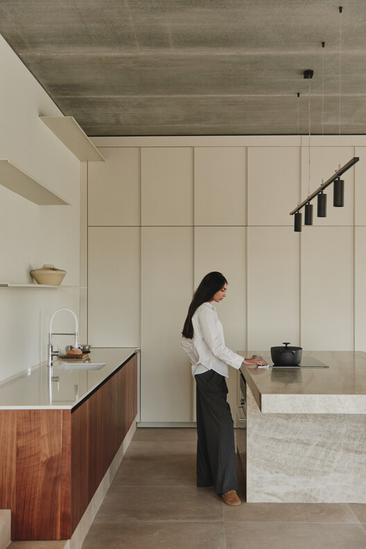 El Recer House / Viraje arquitectura - Interior Photography, Kitchen, Wood, Countertop, Sink