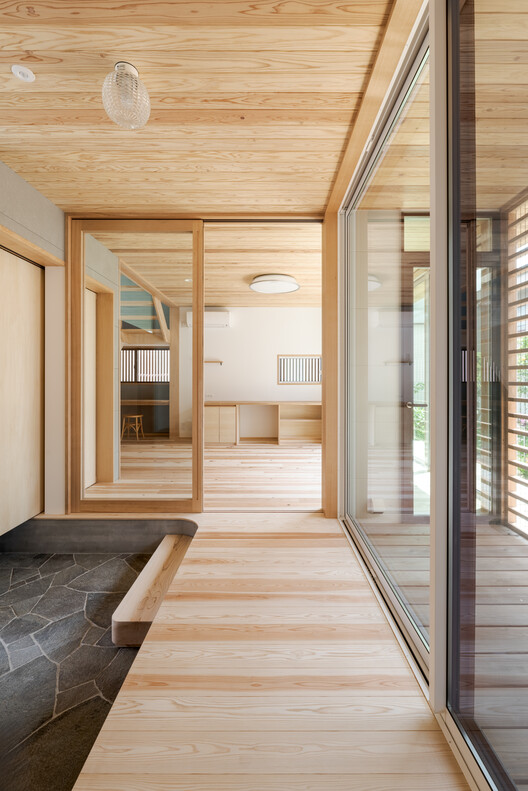 K2 House / coil Kazuteru Matumura Architects - Interior Photography, Wood, Door