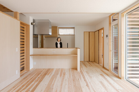K2 House / coil Kazuteru Matumura Architects - Interior Photography, Kitchen, Wood, Door