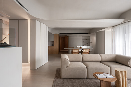 Slow Rhythm Apartment / KC Design Studio - Interior Photography, Living Room, Table, Chair