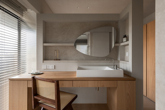 Slow Rhythm Apartment / KC Design Studio - Interior Photography, Wood, Lighting, Sink, Countertop