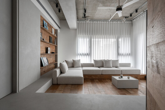 Mooin Apartment / KC Design Studio - Interior Photography, Living Room, Wood