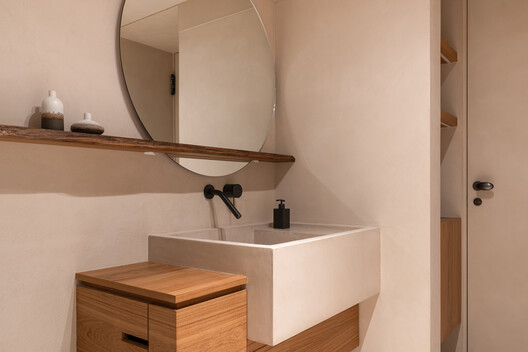 Mooin Apartment / KC Design Studio - Interior Photography, Bathroom, Wood, Sink, Countertop