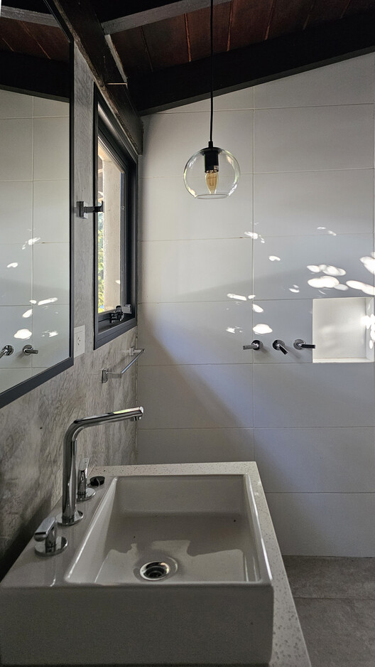Casa Candelaria / Proyectar Arquitectos - Fotografía interior, Baño, Tarjas, Iluminación, Vidrio, Encimera