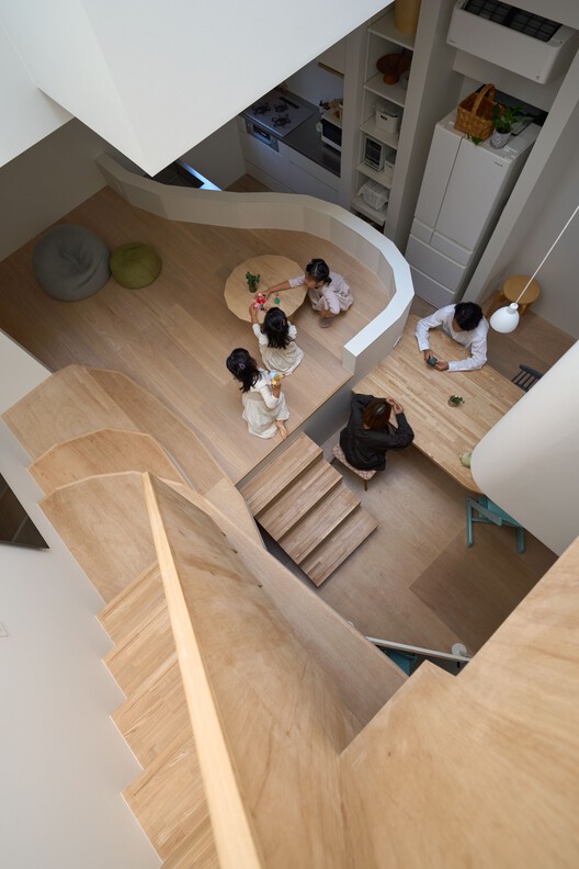 House in Hirano / FujiwaraMuro Architects - Interior Photography, Stairs, Wood