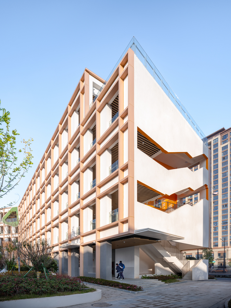 衢州第六实验学校 / 零壹城市建筑事务所 - 建筑图, 阳台