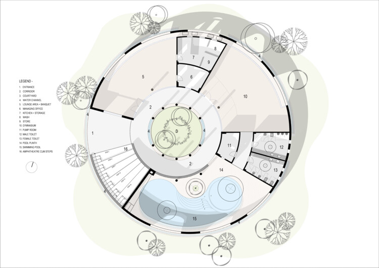 Clube Comunitário Habitat 0 / RA Design Studio - Imagem 16 de 17