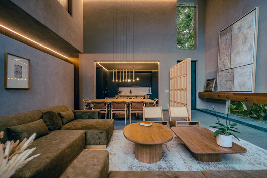 Casa LG / Dosorozco + LASSALA estudio - Fotografía interior, Sala de estar, Madera, Iluminación, Sillones, Sillas