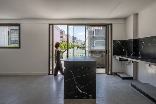 Edifício Atobá  /  Cité Arquitetura - Fotografia de Interiores, Cozinha, Concreto