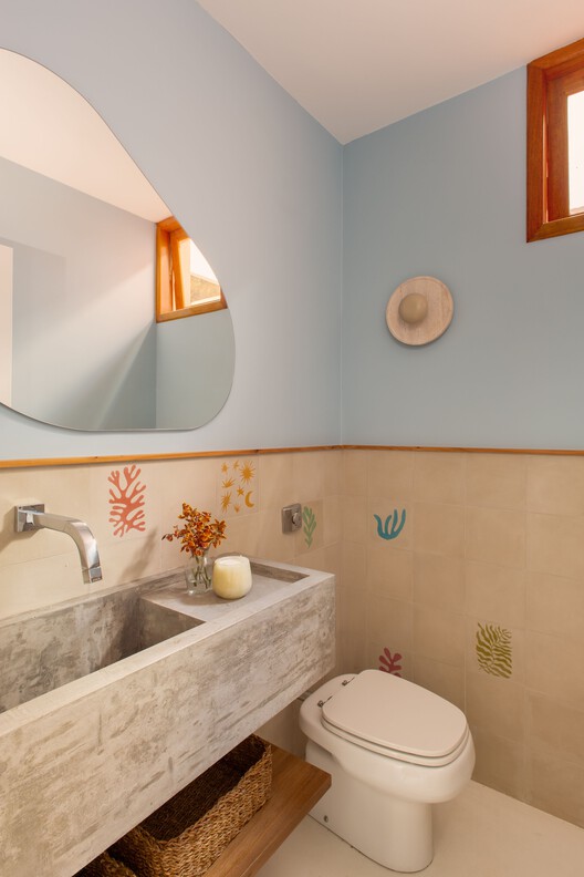 Casa FL / W.Arquitetura - Fotografia de Interiores, Banheiro, Bacia Sanitária, Pia, Iluminação