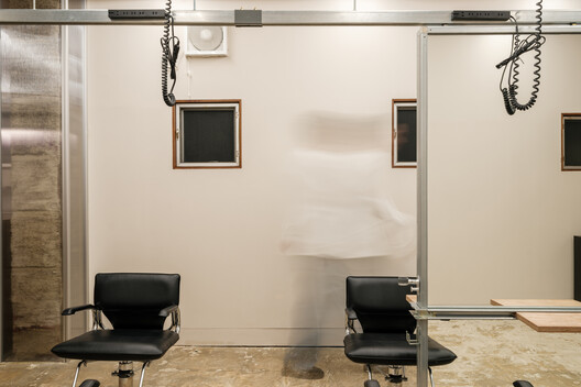 Alternative Hair Salon / PERMANENT Co., Ltd. - Interior Photography, Living Room, Lighting, Chair