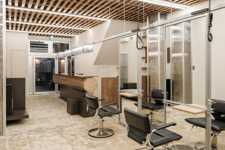 Alternative Hair Salon / PERMANENT Co., Ltd. - Interior Photography, Living Room, Lighting, Chair