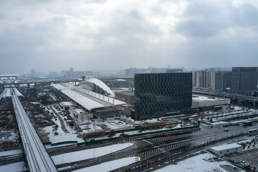 China Yellow Sea Wetlands Museum Railway Park  / DuShe Architectural Design - Exterior Photography, Cityscape