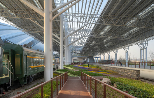 China Yellow Sea Wetlands Museum Railway Park  / DuShe Architectural Design - Interior Photography, Steel