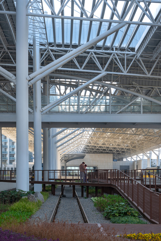 China Yellow Sea Wetlands Museum Railway Park  / DuShe Architectural Design - Exterior Photography, Steel